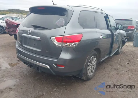 2015 Nissan Pathfinder Sv из США, поврежденный, VIN 5N1AR2MN7FC708468